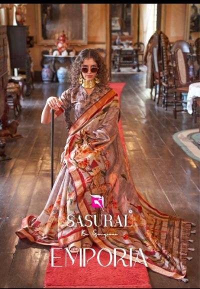 SASURAL EMPORIA 401 TO 408 DESIGNER SILK SAREE WHOLESALER IN INDIA